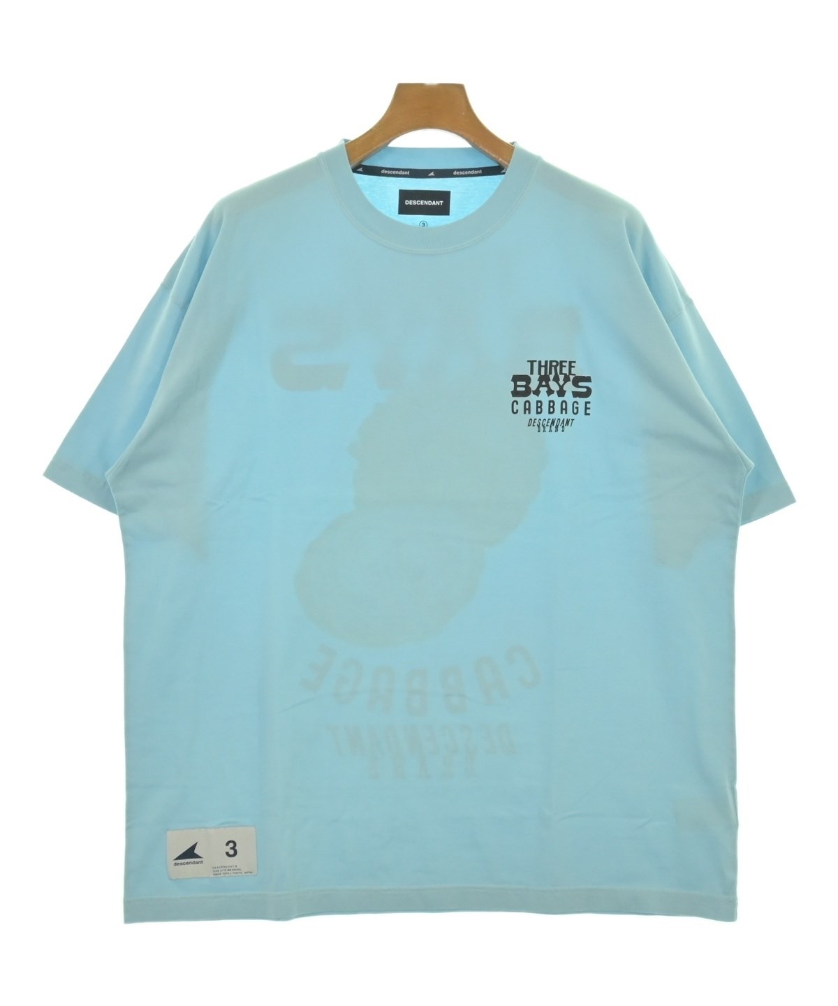 DESCENDANT（ディセンダント）Tシャツ・カットソー 青 サイズ:3(L位