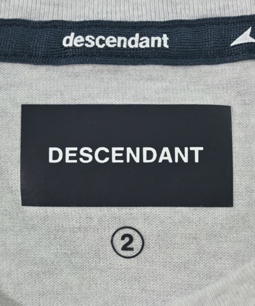 DESCENDANT（ディセンダント）Tシャツ・カットソー グレー サイズ:2(M位) メンズ/2200701104108