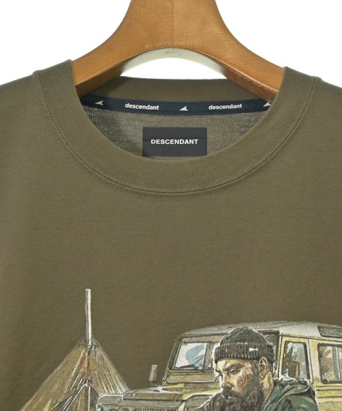 DESCENDANT（ディセンダント）Tシャツ・カットソー カーキ サイズ:3(L位) メンズ/2200701104115