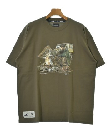 DESCENDANT ラガーシャツ 3サイズ DESCENDANT（ディセンダント）Tシャツ・カットソー カーキ サイズ:3(L