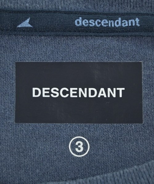 DESCENDANT（ディセンダント）Tシャツ・カットソー 紺 サイズ:3(L位) メンズ/2200701104122