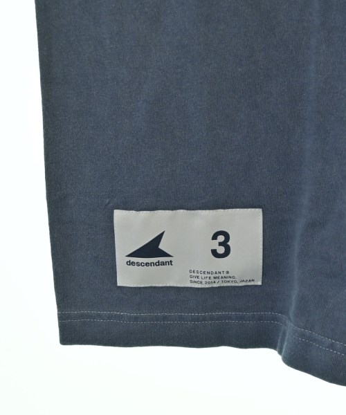 DESCENDANT（ディセンダント）Tシャツ・カットソー 紺 サイズ:3(L位) メンズ/2200701104122