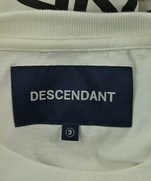 DESCENDANT（ディセンダント）Tシャツ・カットソー 白 サイズ:3(L位) メンズ/2200705150019