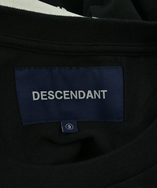 DESCENDANT（ディセンダント）Tシャツ・カットソー 黒 サイズ:3(L位) メンズ/2200705150026