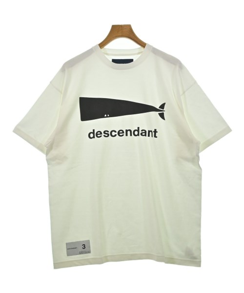 DESCENDANT（ディセンダント）Tシャツ・カットソー 白 サイズ:3(L位