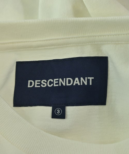 DESCENDANT（ディセンダント）Tシャツ・カットソー 白 サイズ:3(L位) メンズ/2200705150033