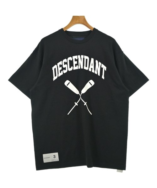DESCENDANT（ディセンダント）Tシャツ・カットソー 黒 サイズ:3(L位