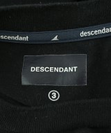 DESCENDANT（ディセンダント）Tシャツ・カットソー 黒 サイズ:3(L位) メンズ/2200705150064