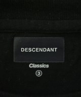 DESCENDANT（ディセンダント）Tシャツ・カットソー 黒 サイズ:3(L位) メンズ/2200705150095