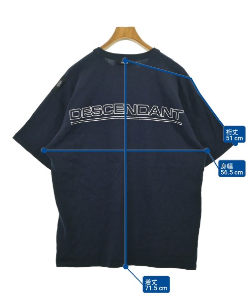 DESCENDANT（ディセンダント）Tシャツ・カットソー 紺 サイズ:3(L位