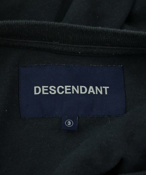 DESCENDANT（ディセンダント）Tシャツ・カットソー 黒 サイズ:3(L位) メンズ/2200705150170