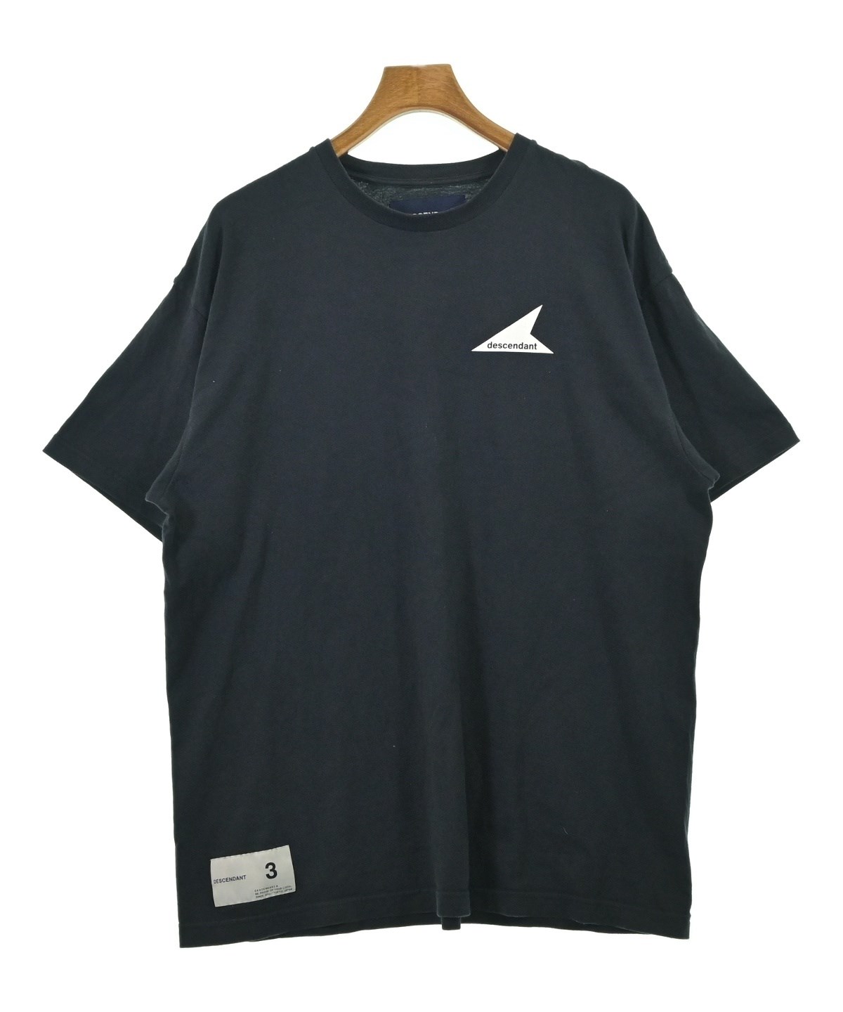 DESCENDANT（ディセンダント）Tシャツ・カットソー 黒 サイズ:3(L位