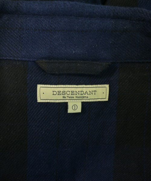 DESCENDANT（ディセンダント）カジュアルシャツ 紺 サイズ:1(S位) メンズ/2200707398068