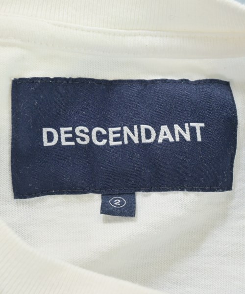DESCENDANT（ディセンダント）Tシャツ・カットソー 白 サイズ:2(M位) メンズ/2200707753133