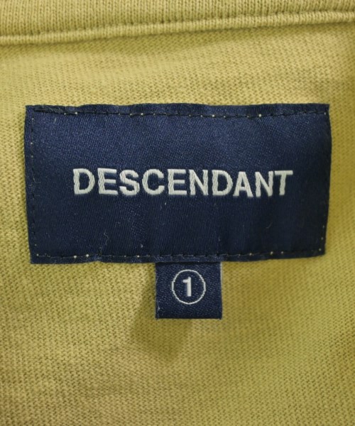 DESCENDANT（ディセンダント）Tシャツ・カットソー ベージュ サイズ:1(S位) メンズ/2200707846019