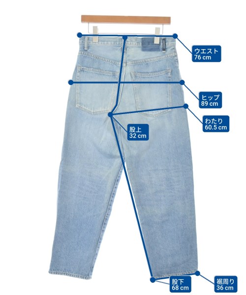 DESCENDANT（ディセンダント）デニムパンツ 青 サイズ:1(S位) メンズ/2200663255054