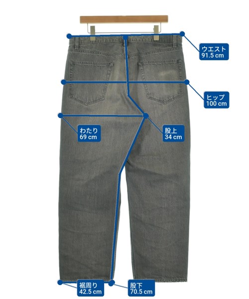 RHC Ron Herman（アールエイチシーロンハーマン）デニムパンツ 黒 サイズ:35(XL位) メンズ/2200663800018