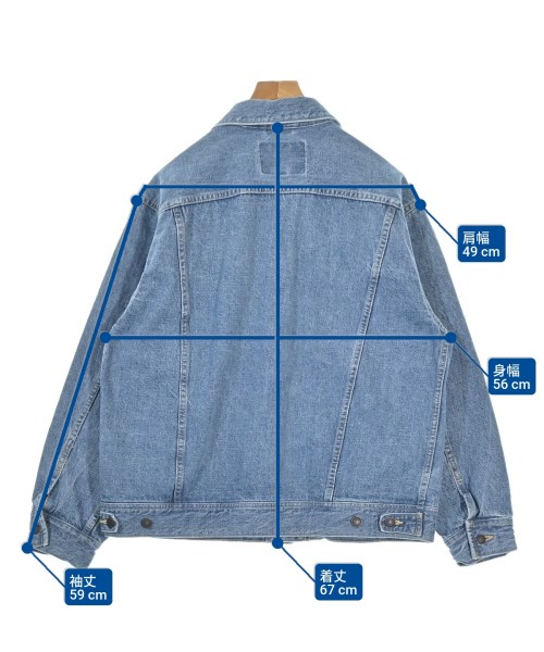 DESCENDANT（ディセンダント）デニムジャケット 青 サイズ:2(M位) メンズ/2200665323010