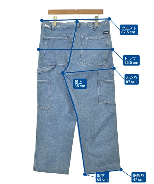 DESCENDANT（ディセンダント）デニムパンツ 青 サイズ:3(L位) メンズ/2200665323065