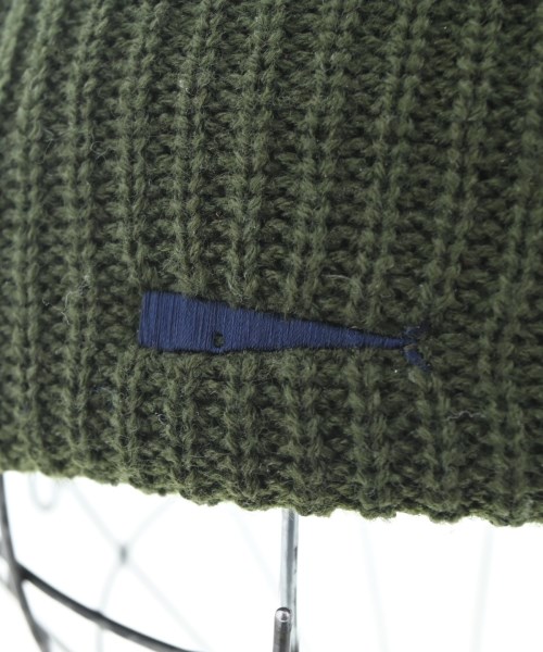 DESCENDANT（ディセンダント）ニットキャップ・ビーニー カーキ サイズ:F メンズ/2200665323133