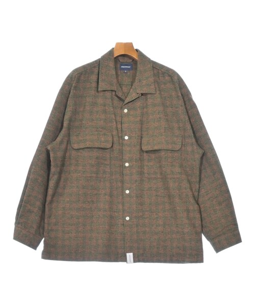 DESCENDANT(ディセンダント)カジュアルシャツ 茶 サイズ:4(XL位)/2200665959042