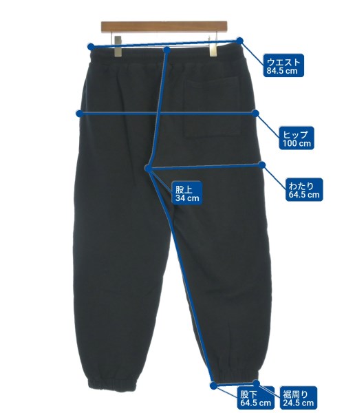 DESCENDANT（ディセンダント）スウェットパンツ 黒 サイズ:3(L位) メンズ/2200667682207