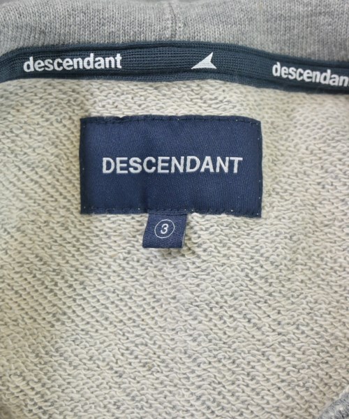 DESCENDANT（ディセンダント）パーカー グレー サイズ:3(L位) メンズ/2200665381065