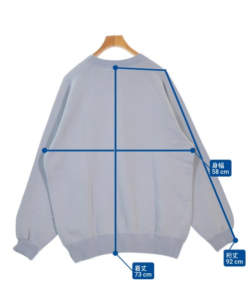 DESCENDANT（ディセンダント）スウェット 青 サイズ:3(L位) メンズ/2200665381072