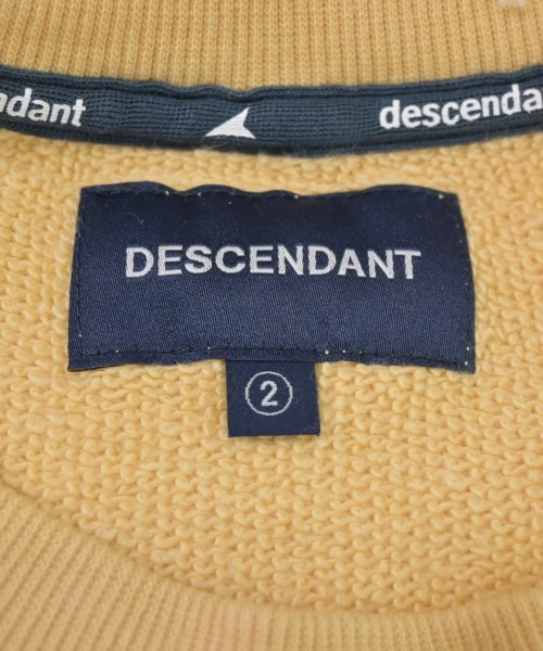 DESCENDANT（ディセンダント）スウェット 黄 サイズ:2(M位) メンズ/2200665381089