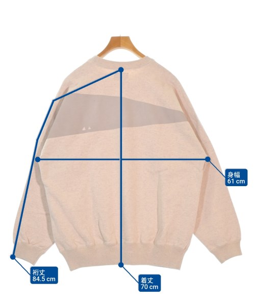 DESCENDANT（ディセンダント）スウェット ベージュ サイズ:2(M位) メンズ/2200665381102