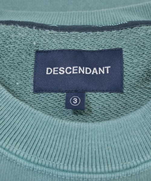 DESCENDANT（ディセンダント）スウェット 緑 サイズ:3(L位) メンズ/2200665381119