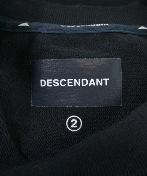 DESCENDANT（ディセンダント）Tシャツ・カットソー 黒 サイズ:2(M位) メンズ/2200665381126