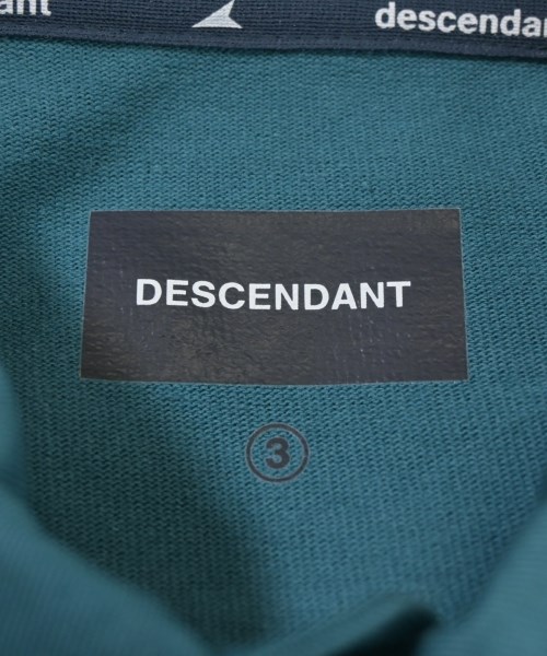 DESCENDANT（ディセンダント）ポロシャツ 青 サイズ:3(L位) メンズ/2200665381133