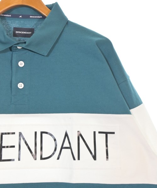 DESCENDANT（ディセンダント）ポロシャツ 青 サイズ:3(L位) メンズ/2200665381133