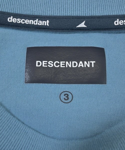 DESCENDANT（ディセンダント）Tシャツ・カットソー 青 サイズ:3(L位) メンズ/2200665381164