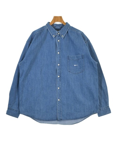 DESCENDANT(ディセンダント)カジュアルシャツ 青 サイズ:3(L位)/2200665381188
