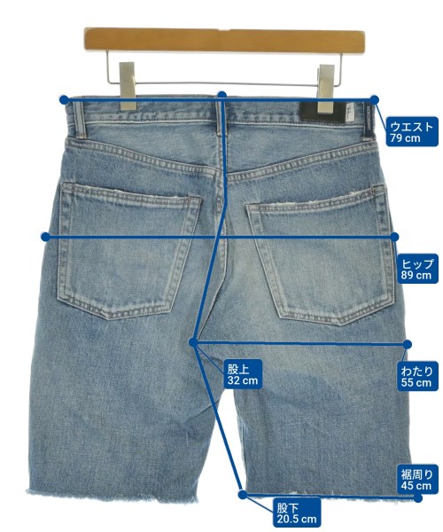 DESCENDANT（ディセンダント）ショートパンツ 青 サイズ:1(S位) メンズ/2200671685034