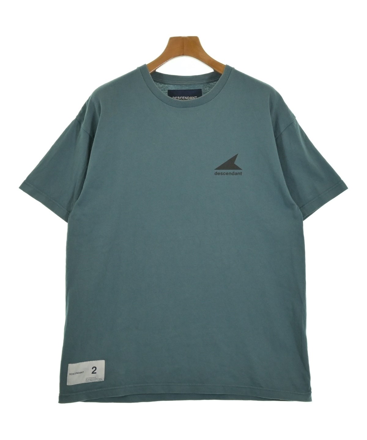 descendant Tシャツ　新作　定価以下 DESCENDANT（ディセンダント）Tシャツ・カットソー 青 サイズ:2(M位