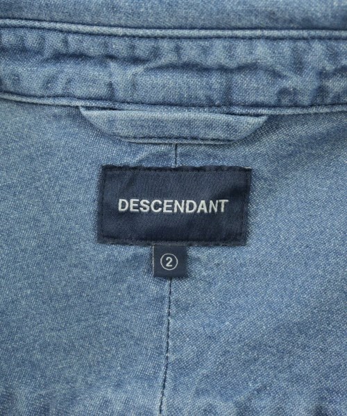 DESCENDANT（ディセンダント）カジュアルシャツ 青 サイズ:2(M位) メンズ/2200727681072