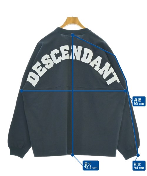DESCENDANT（ディセンダント）Tシャツ・カットソー 紺 サイズ:2(M位) メンズ/2200727681119