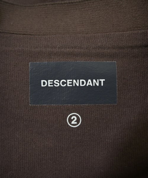 DESCENDANT（ディセンダント）Tシャツ・カットソー 茶 サイズ:2(M位) メンズ/2200727681171