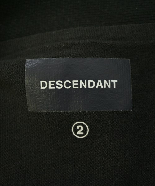 DESCENDANT（ディセンダント）Tシャツ・カットソー 黒 サイズ:2(M位) メンズ/2200727681188