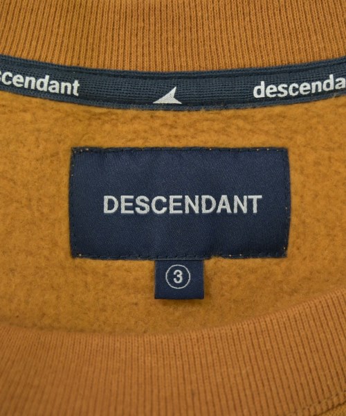 DESCENDANT（ディセンダント）スウェット オレンジ サイズ:3(L位) メンズ/2200727681201