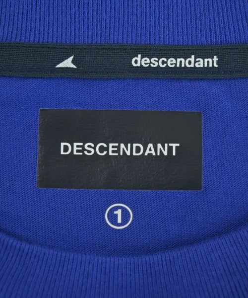 DESCENDANT（ディセンダント）Tシャツ・カットソー 青 サイズ:1(S位) メンズ/2200727681263