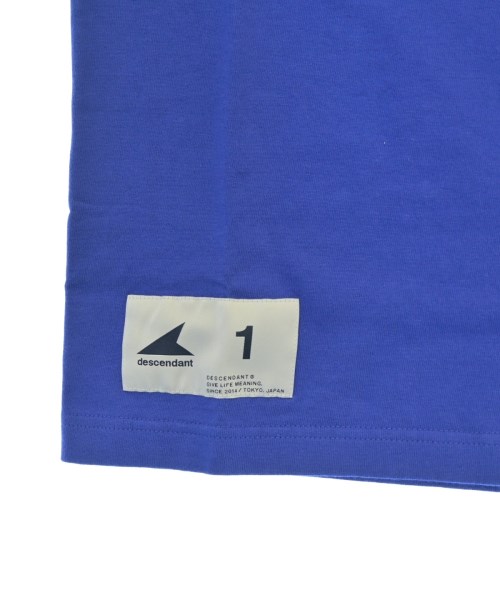 DESCENDANT（ディセンダント）Tシャツ・カットソー 青 サイズ:1(S位) メンズ/2200727681263