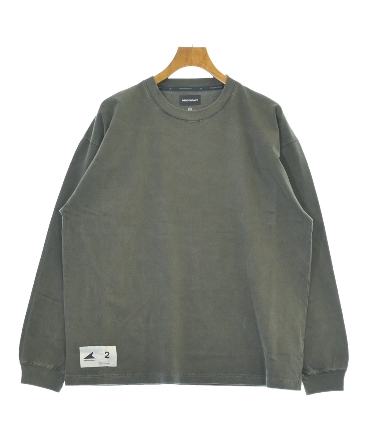 DESCENDANT（ディセンダント）Tシャツ・カットソー グレー サイズ:2(M