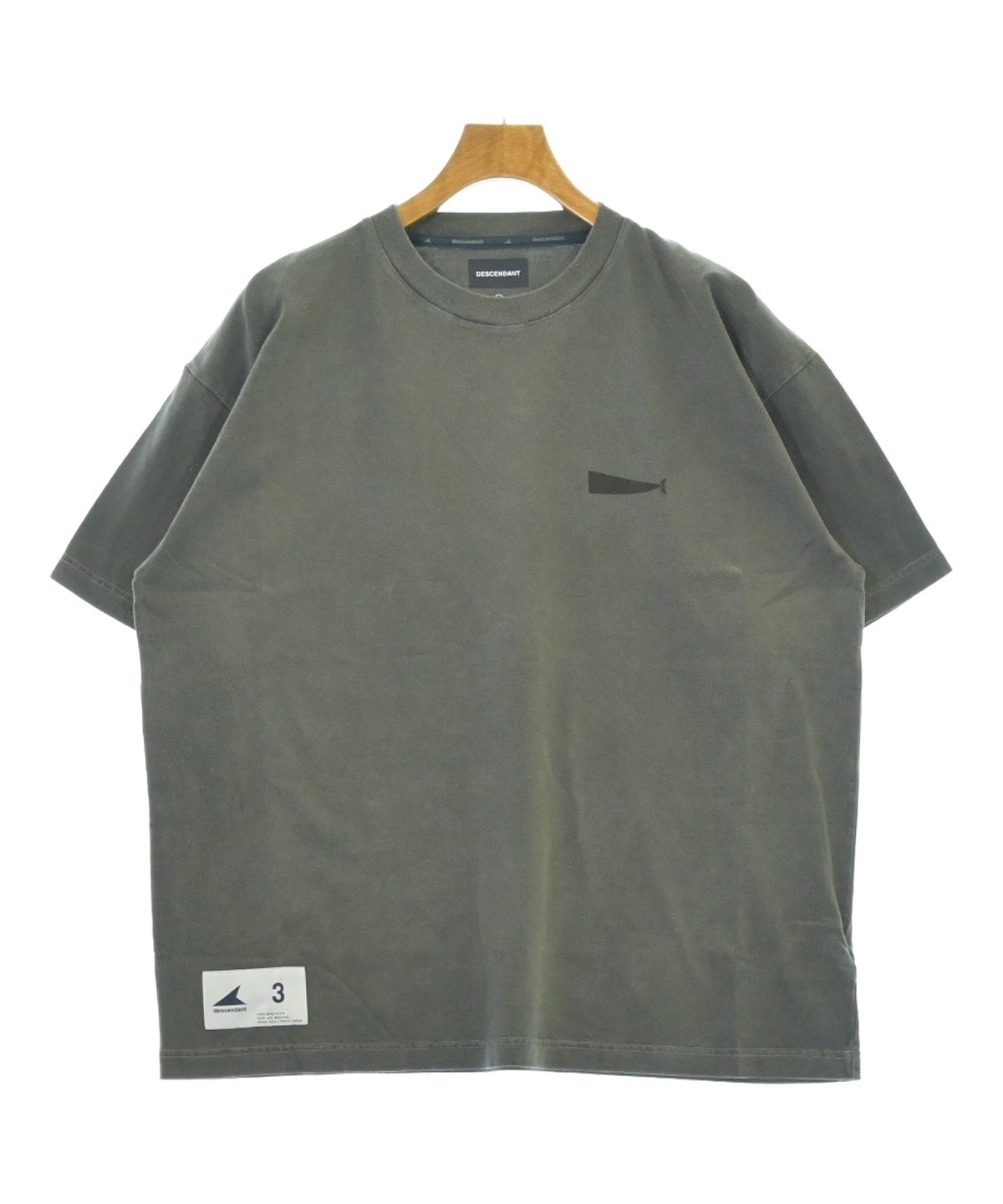 DESCENDANT（ディセンダント）Tシャツ・カットソー グレー サイズ:3(L