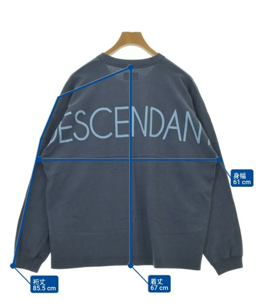DESCENDANT（ディセンダント）Tシャツ・カットソー 紺 サイズ:2(M位) メンズ/2200719830242