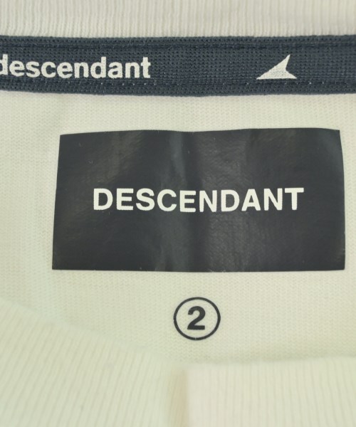 DESCENDANT（ディセンダント）Tシャツ・カットソー 白 サイズ:2(M位) メンズ/2200719830273