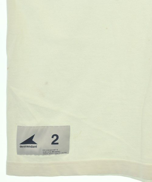 DESCENDANT（ディセンダント）Tシャツ・カットソー 白 サイズ:2(M位) メンズ/2200719830273